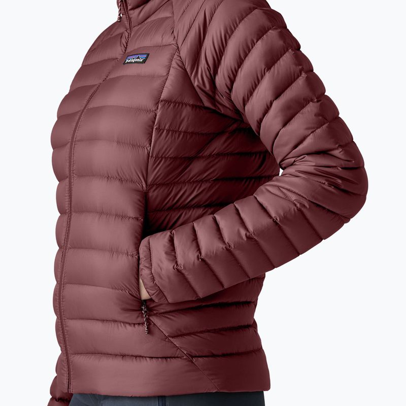 Piumino donna Patagonia Down Sweater dark ruby 5