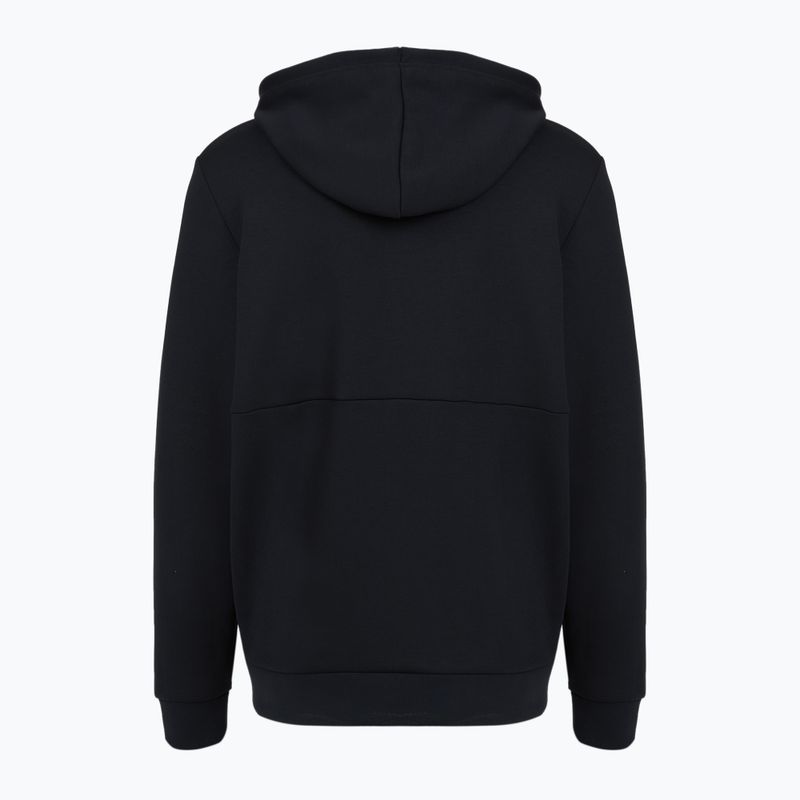 Felpa da uomo Under Armour Flex Fleece Full Zip black/white 2