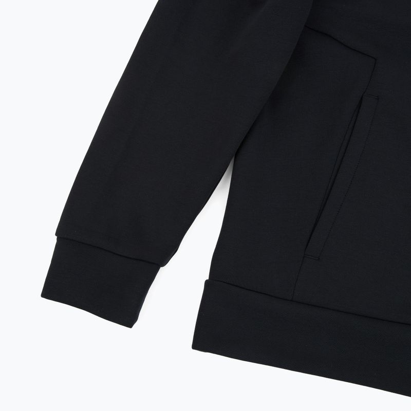 Felpa da uomo Under Armour Flex Fleece Full Zip black/white 4