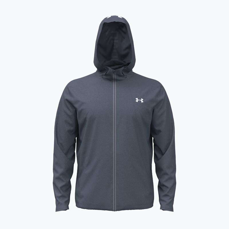 Giacca da allenamento uomo Under Armour Tech Utility Woven Jacket downpour gray/white