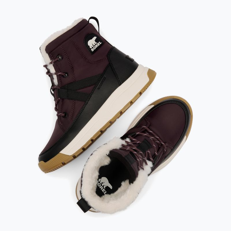 Doposci da donna Sorel Whitney III Mid Wp red lodge/black 7