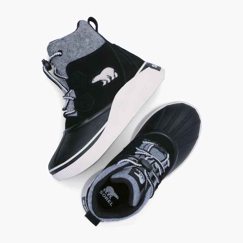 Doposci da bambino Sorel Out N About IV Chillz Waterproof black/chalk 7