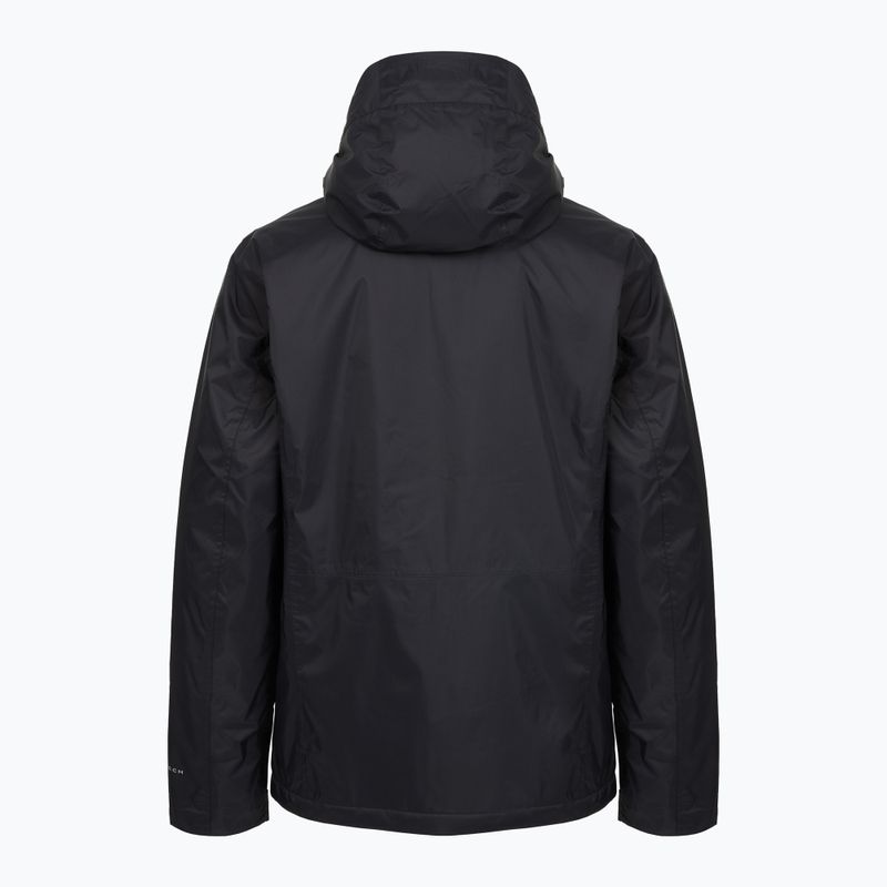 Giacca 3 in 1 da uomo Columbia Pulaski III Interchange black 10