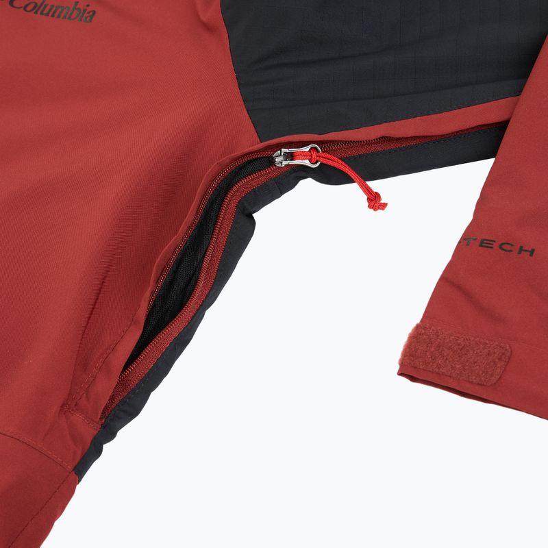 Giacca da sci da uomo Columbia Iceberg Point II red oxide/black 5