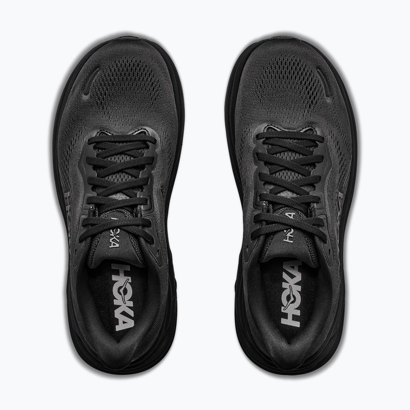 Felpa da corsa donna HOKA Clifton 11 Wide black/black 8