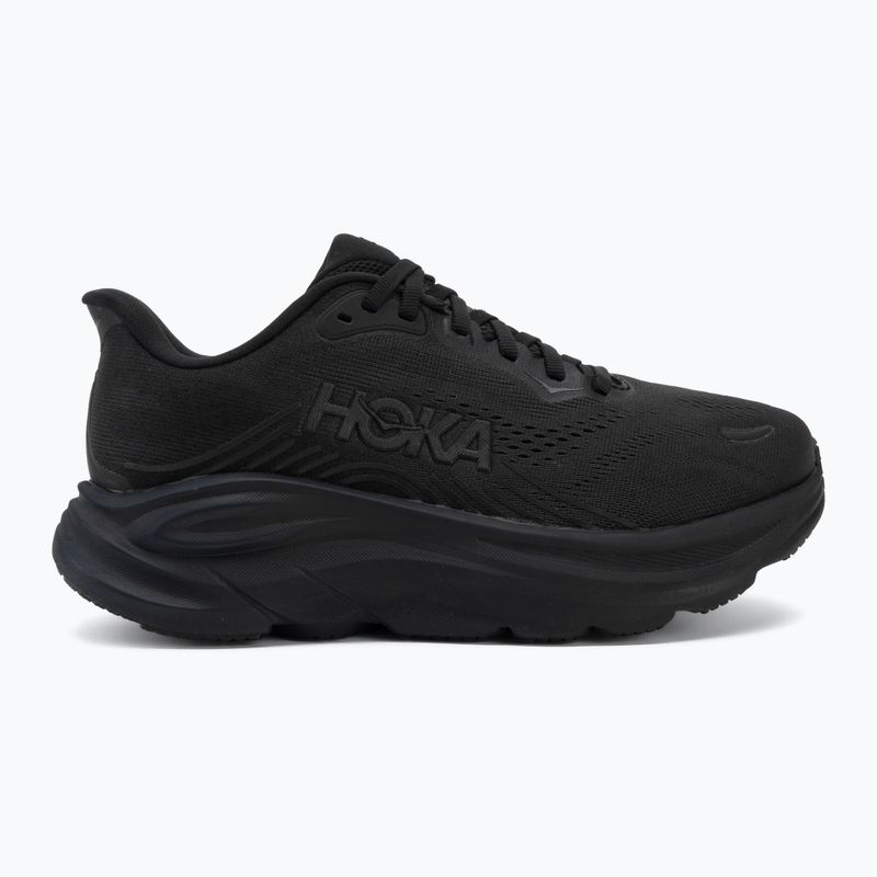 Felpa da corsa donna HOKA Clifton 11 Wide black/black 2