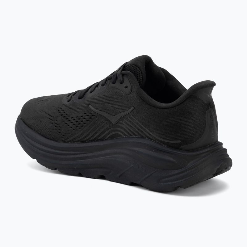 Felpa da corsa donna HOKA Clifton 11 Wide black/black 3