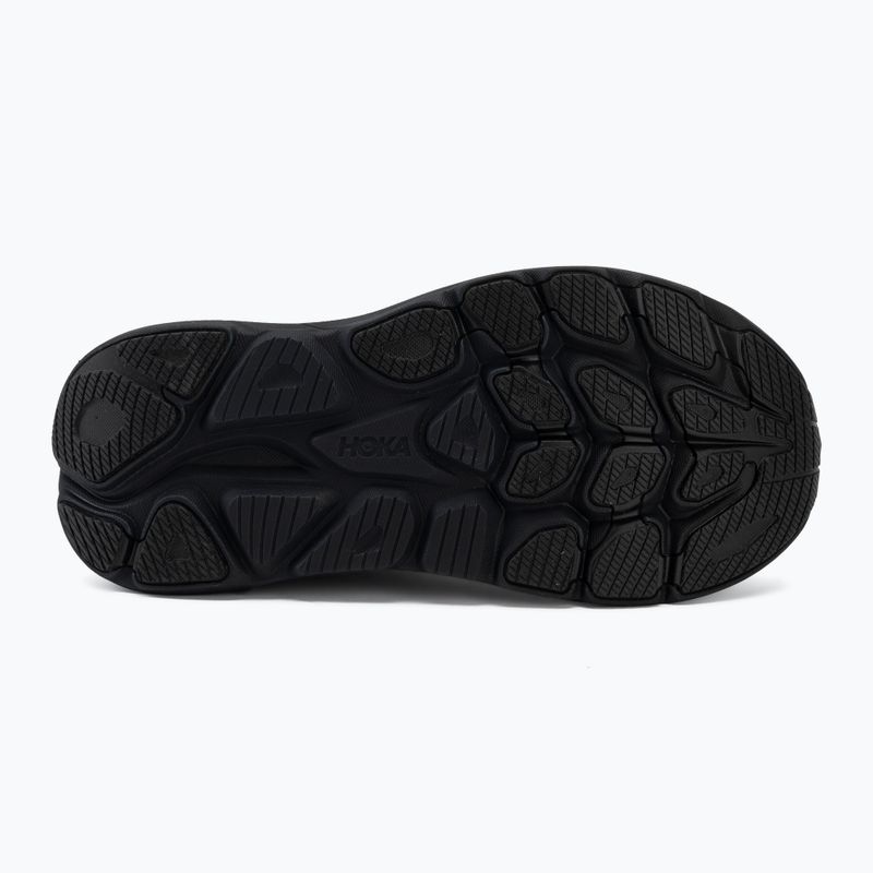 Felpa da corsa donna HOKA Clifton 11 Wide black/black 4