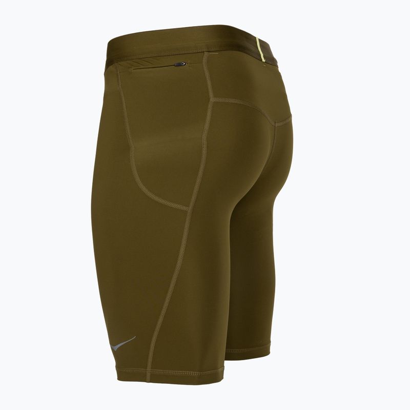 Pantaloncini da corsa da uomo HOKA Novafly Half Tight sepia 3