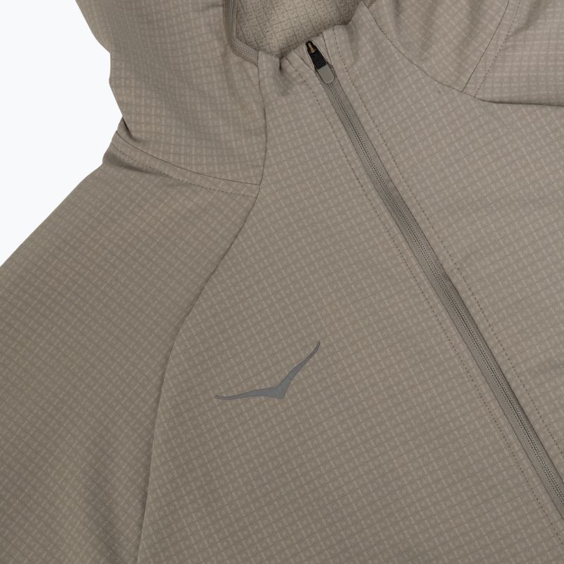 Giacca da corsa da uomo HOKA Sky Glow Half Zip pebble grey 3