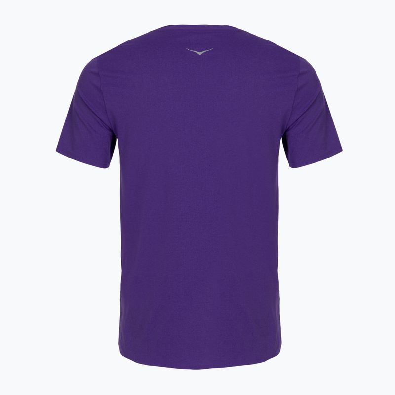 Maglia da corsa da uomo HOKA EveryRun Short Sleeve cosmic purple 2