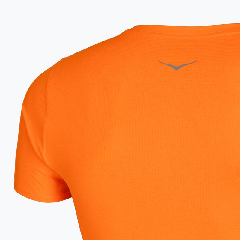 Maglia da corsa da uomo HOKA EveryRun Short Sleeve electric tangerine 4