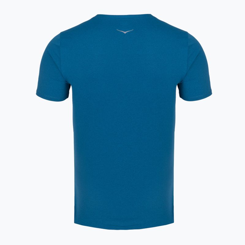Maglia da corsa da uomo HOKA EveryRun Short Sleeve night glow blue 2