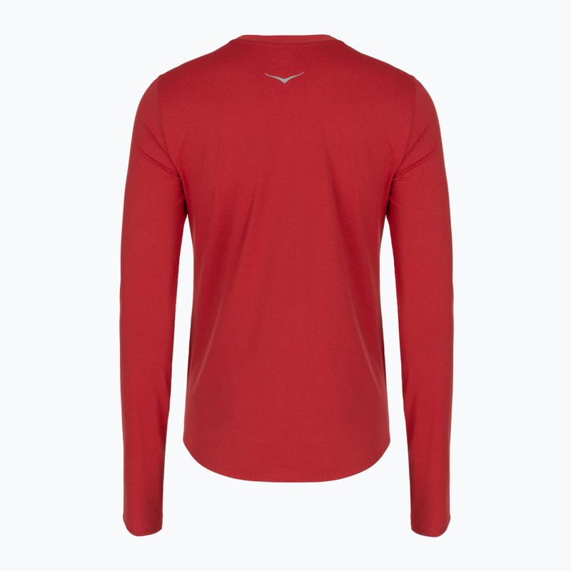 Longsleeve da running donna HOKA EveryRun Long Sleeve red agate 2