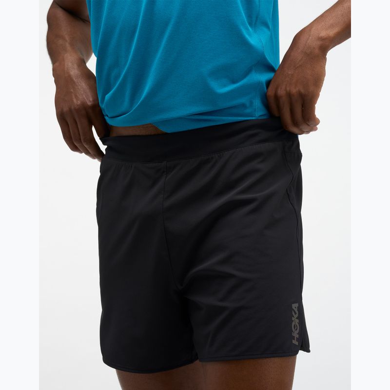 Pantaloncini da corsa da uomo HOKA Glide Short 5" Brief black 6