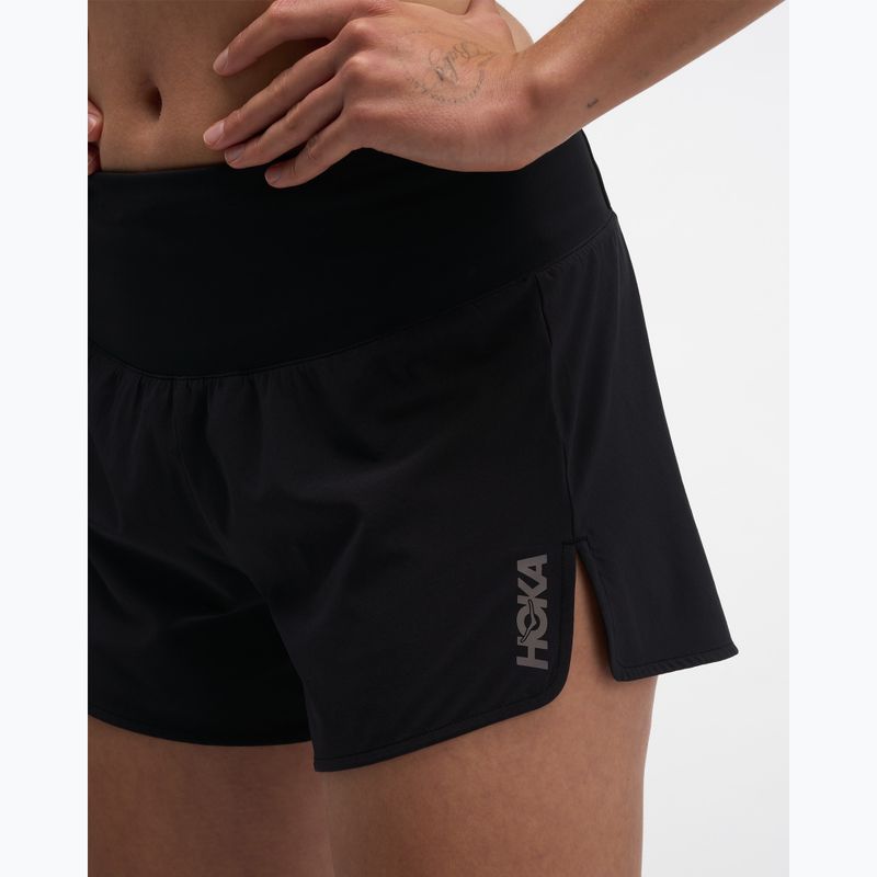 Pantaloncini da corsa da donna HOKA Glide Short 3.5" Brief black 5