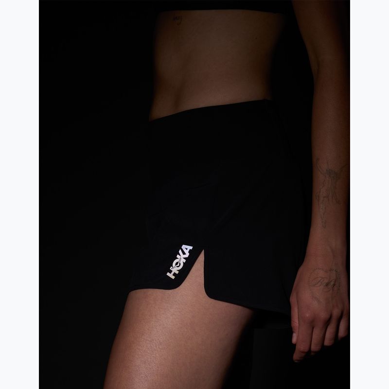 Pantaloncini da corsa da donna HOKA Glide Short 3.5" Brief black 7