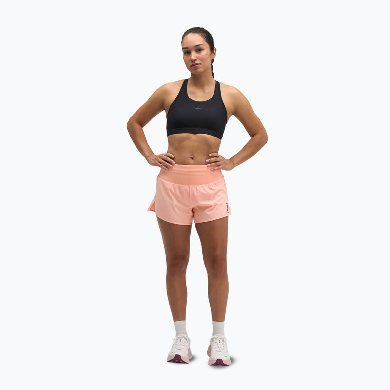 Pantaloncini da corsa da donna HOKA Glide Short 3.5" Brief sunstone 2