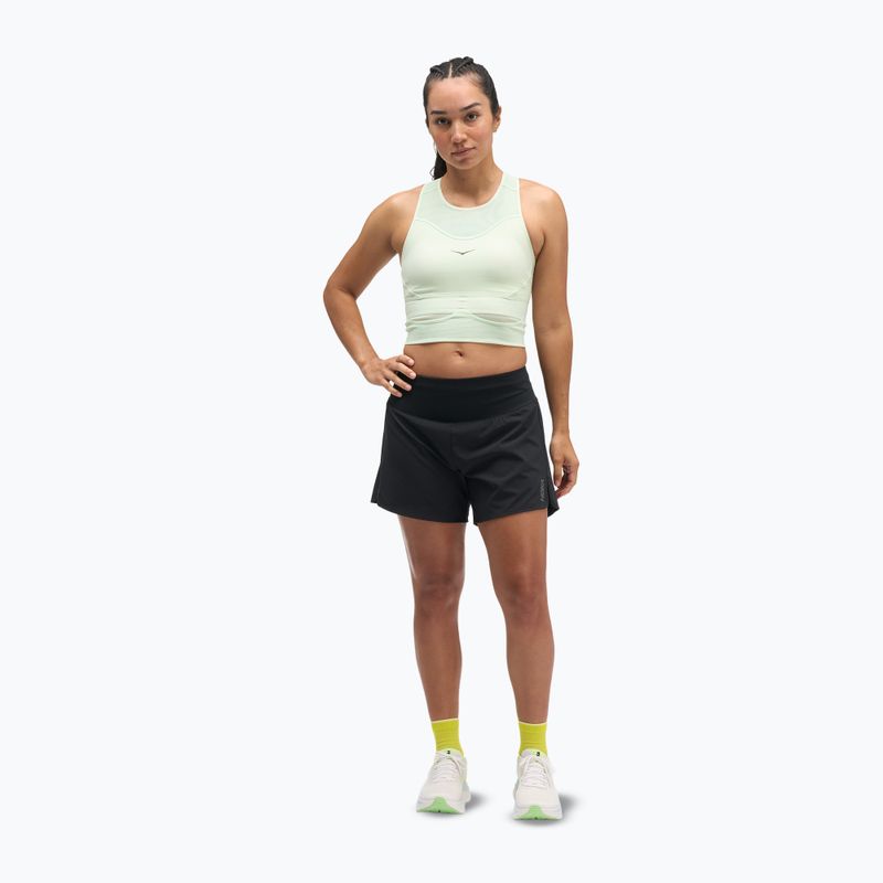 Pantaloncini da corsa da donna HOKA Glide Short 5" 2in1 black 2