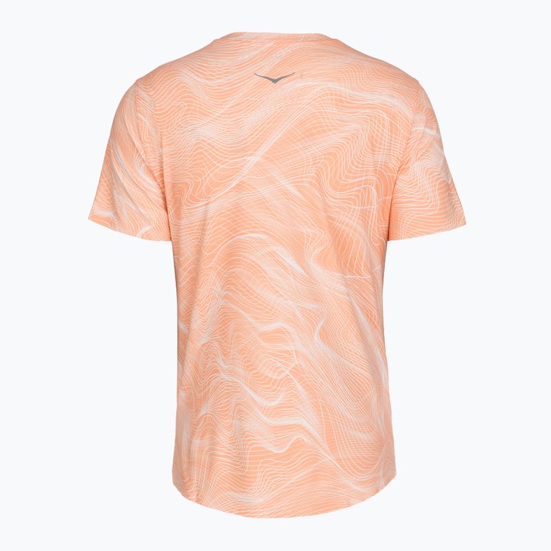Maglia da running da donna HOKA EveryRun CLF PRT sunstone print 2