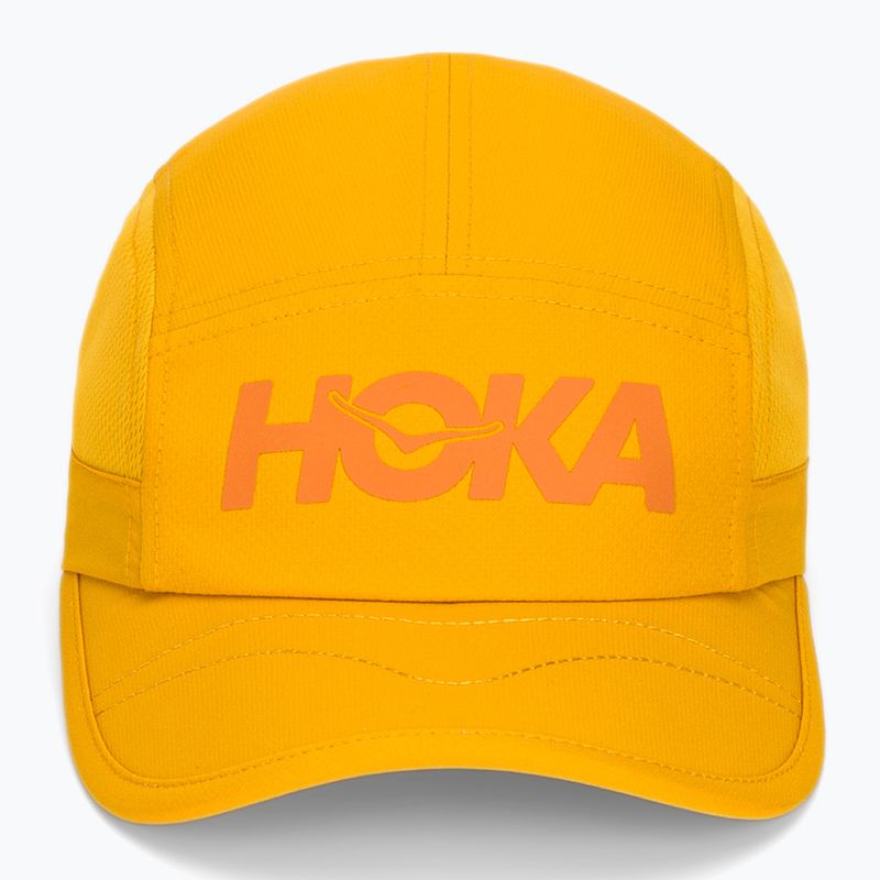 Cappellino con visiera HOKA Run Hat egg yolk 2