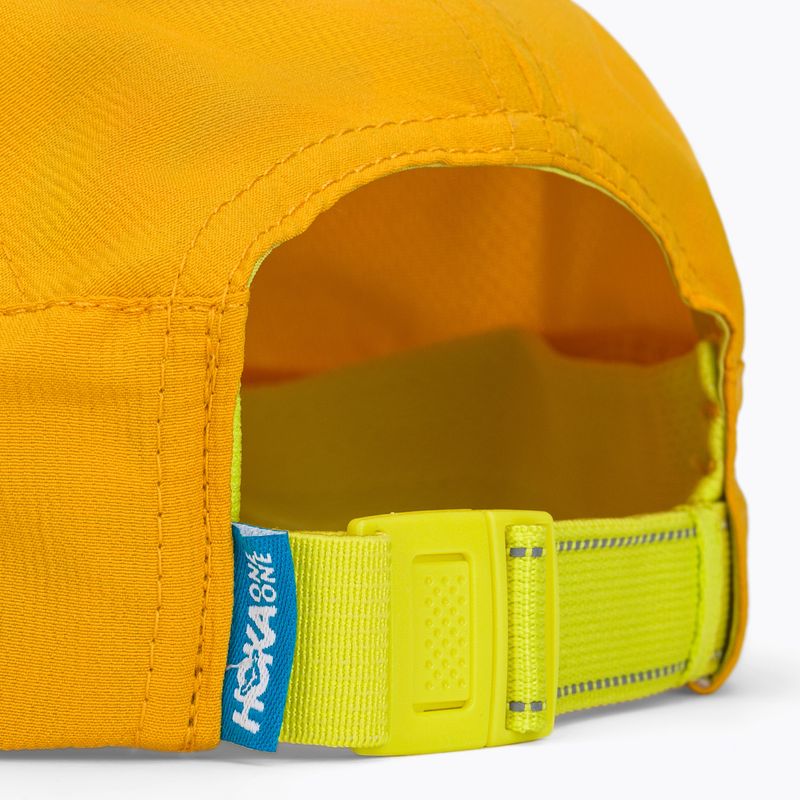 Cappellino con visiera HOKA Run Hat egg yolk 4