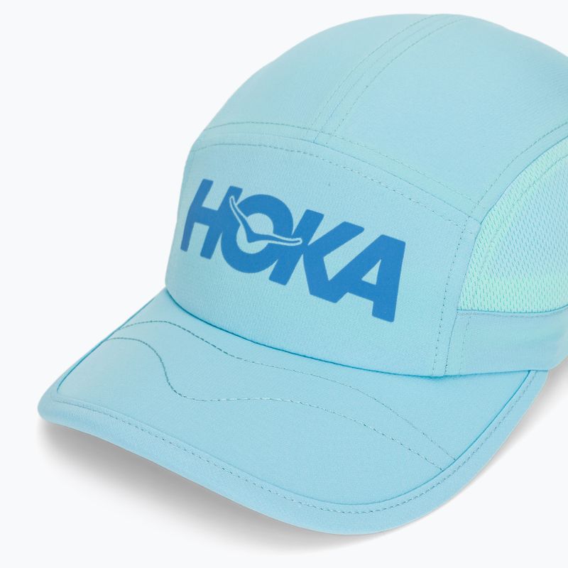 Cappellino con visiera HOKA Run Hat hazy blue 3