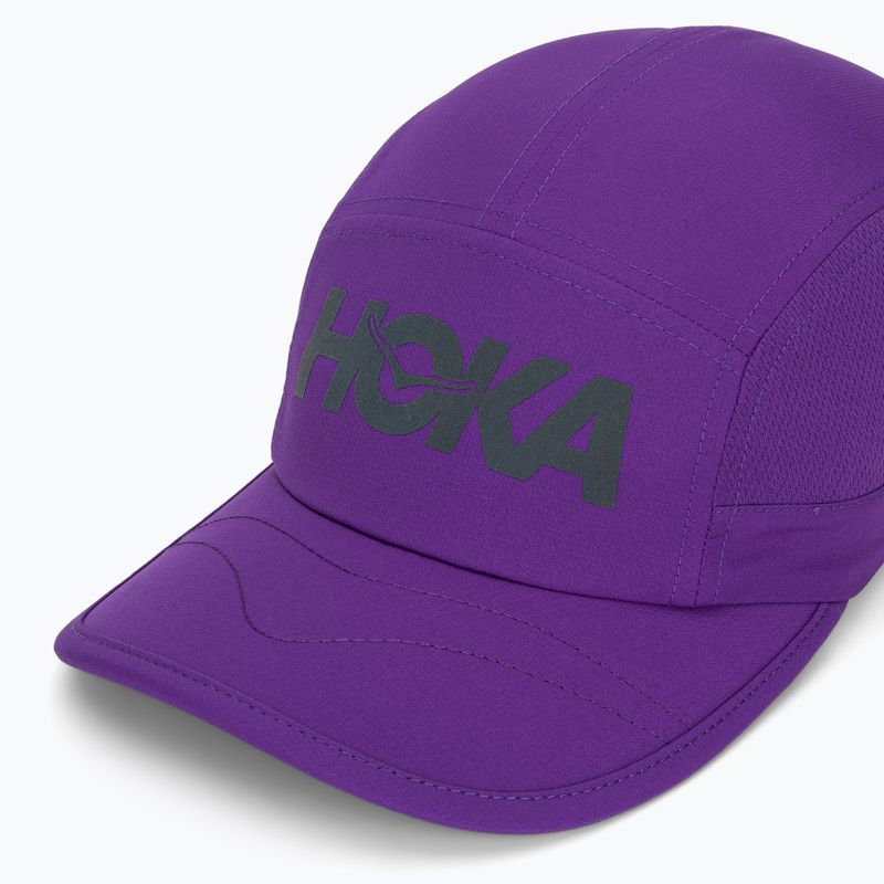 Cappellino con visiera HOKA Run Hat virtual violet 3