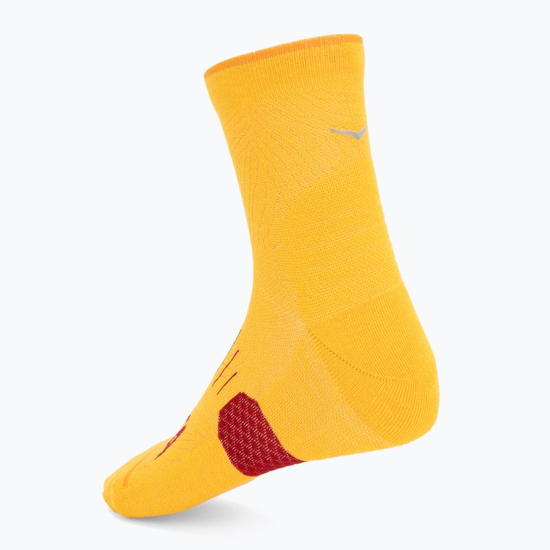 Calze HOKA Quarter Run Sock 3-Pack egg yolk/cerise/virtual violet 5