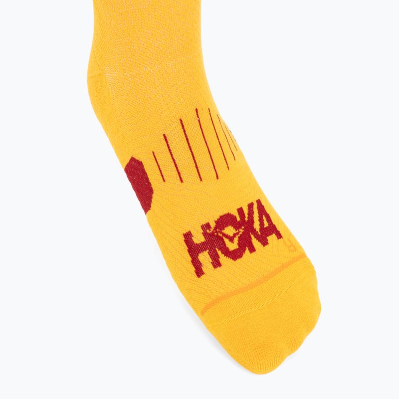 Calze HOKA Quarter Run Sock 3-Pack egg yolk/cerise/virtual violet 6