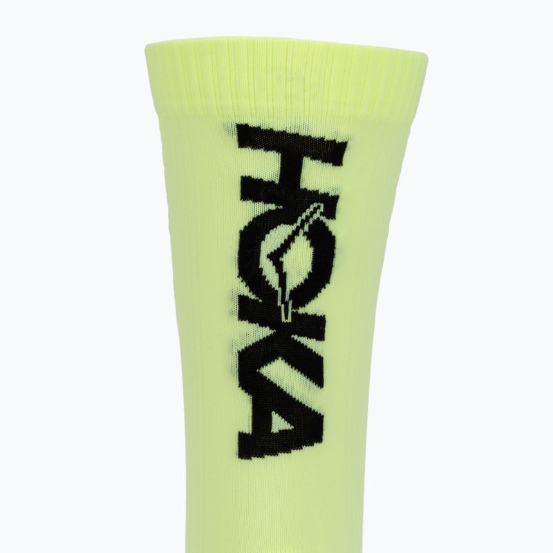 Calze da uomo HOKA Race Day Crew Sock neon yuzu 3