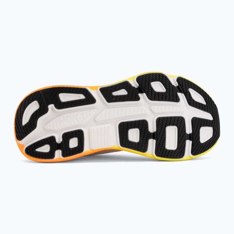 Scarpe da corsa uomo HOKA Bondi 9 white/neon tangerine 4