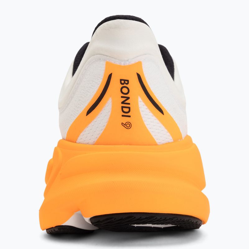 Scarpe da corsa uomo HOKA Bondi 9 white/neon tangerine 6