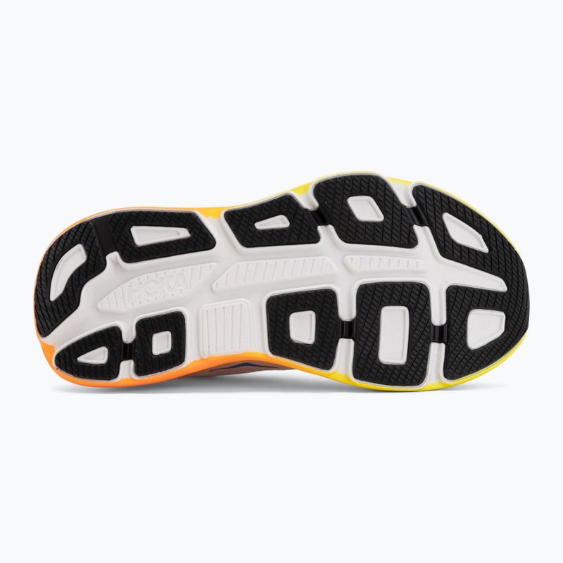 Scarpe da corsa uomo HOKA Bondi 9 Wide white/neon tangerine 4