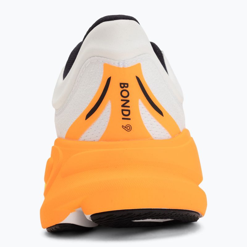 Scarpe da corsa uomo HOKA Bondi 9 Wide white/neon tangerine 6