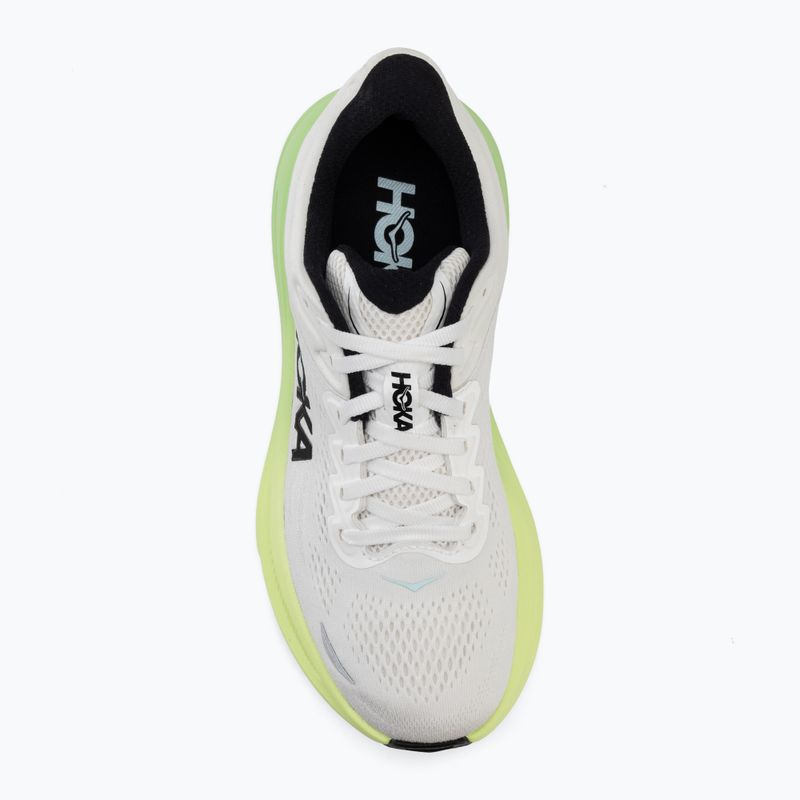 Scarpe da corsa donna HOKA Bondi 9 white/tart apple 5
