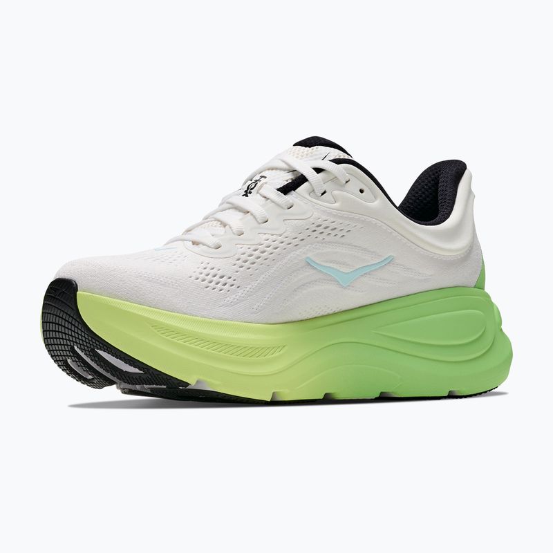 Scarpe da corsa donna HOKA Bondi 9 white/tart apple 2