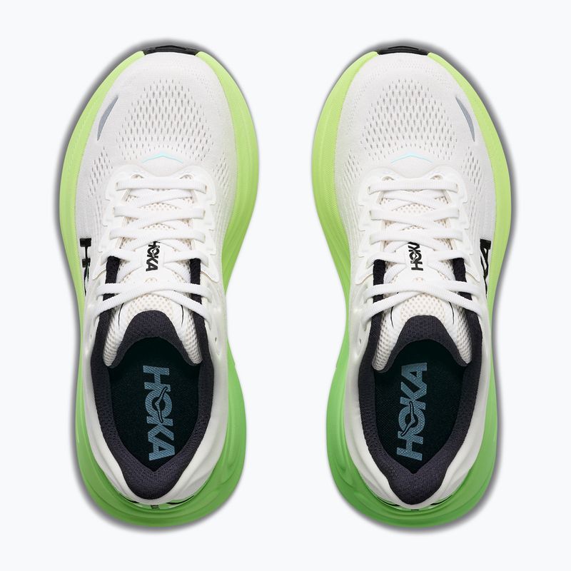 Scarpe da corsa donna HOKA Bondi 9 white/tart apple 5