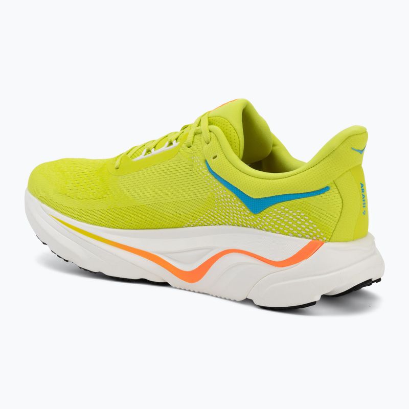 Scarpe da corsa uomo HOKA Arahi 9 hoka citrus/neon tangerine 3
