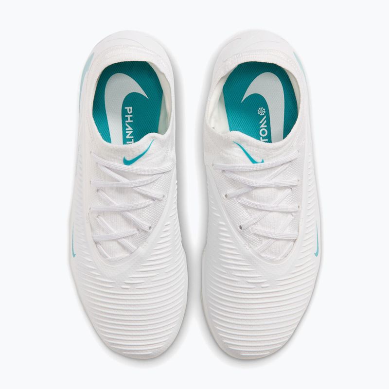 Scarpe da calcio bambino Nike Phantom 6 Low Pro Jr FG/MG white/white/dusty cactus 4