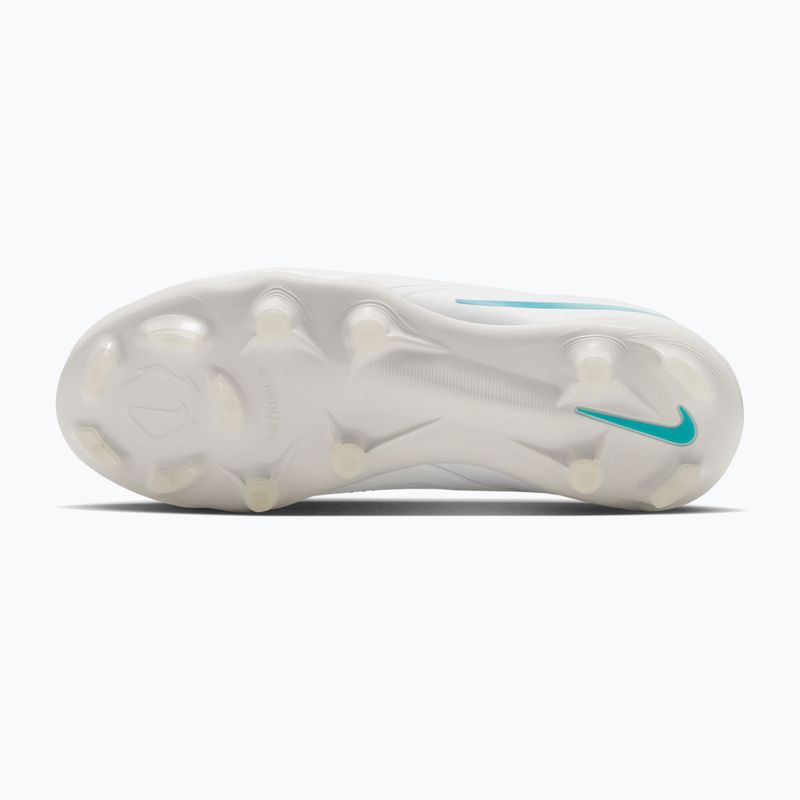 Scarpe da calcio bambino Nike Phantom 6 Low Pro Jr FG/MG white/white/dusty cactus 9