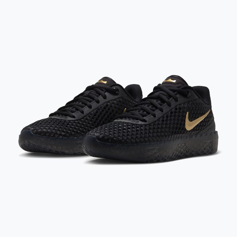 Scarpe da basket uomo Nike LeBron Witness X black/black/iron grey/metallic gold 3