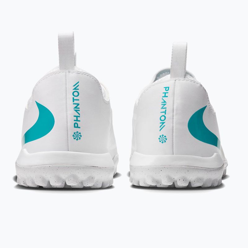 Scarpe da calcio bambino Nike Phantom 6 Low Academy Jr TF white/white/dusty cactus 2