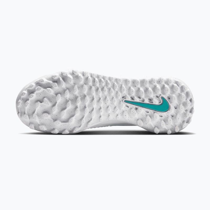 Scarpe da calcio bambino Nike Phantom 6 Low Academy Jr TF white/white/dusty cactus 4