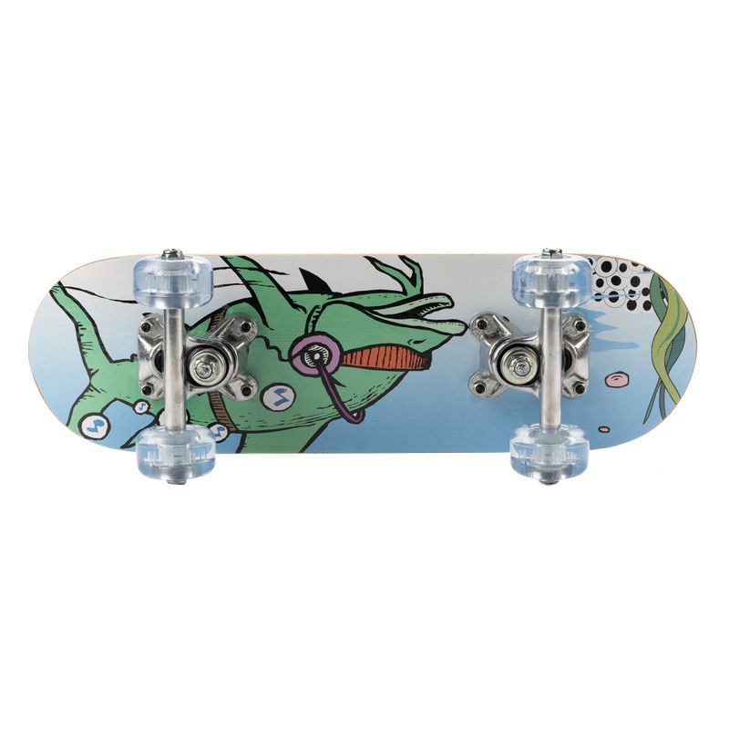 Skateboard classico per bambini Mechanics Mini 17 blu