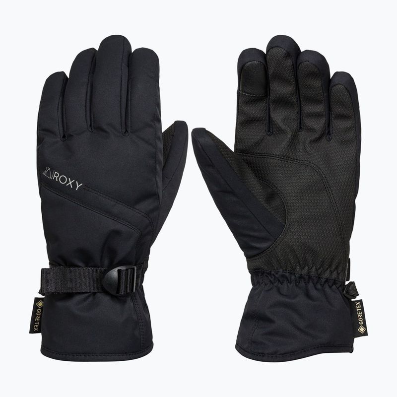 Guanti da snowboard da donna ROXY Gore Tex Fizz nero vero 7