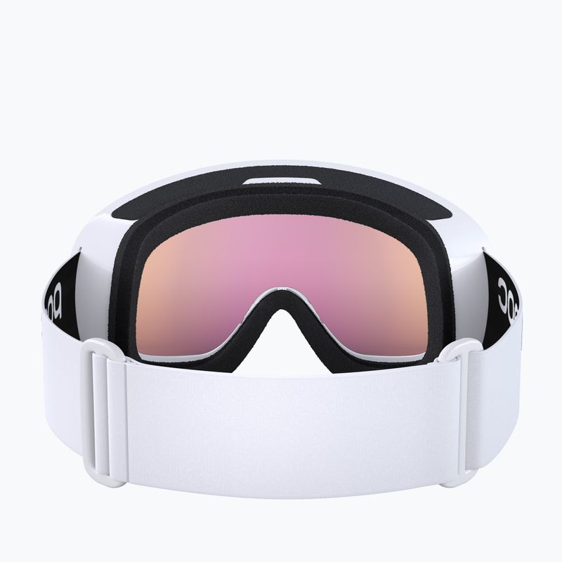 Occhiali da sci POC Fovea Mid Clarity idrogeno bianco/arancione specchiato 9