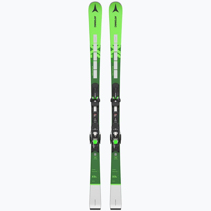 Sci da discesa Atomic Redster X9S Revo S da uomo + attacchi X12 GW verde/argento 10