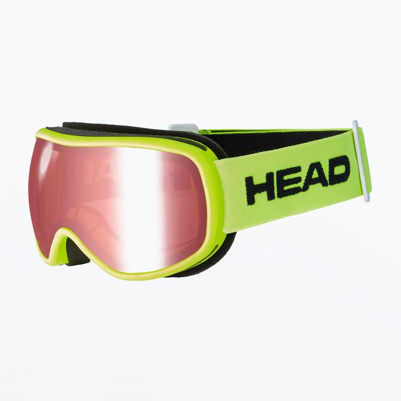 Occhiali da sci HEAD Ninja per bambini rosso/giallo 6