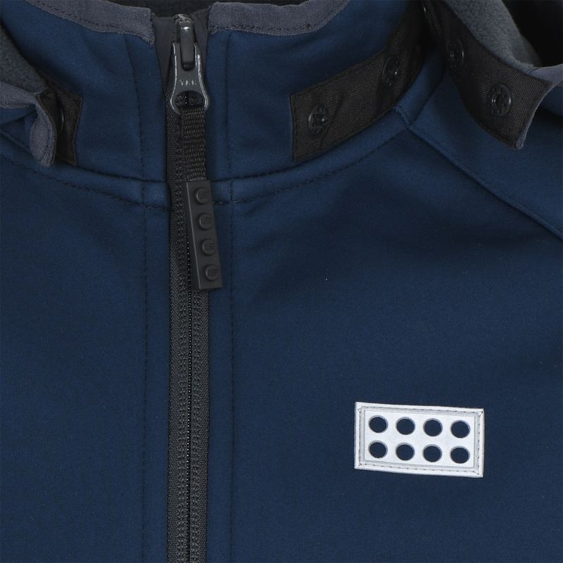 Giacca softshell da bambino LEGO Lwsky 764 navy e grigio 3